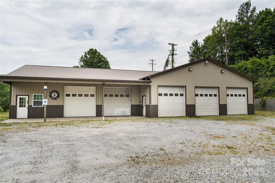 Spectacular Opportunity to have a Commercial Property just North of Lakes Bowen & Blalock, near HWY 11 and HWY 9, and only 6 miles from I-26.  Property was built and used as a car dealer and automotive shop, but can be used for anything.  Building has 5 drive-in bays, a lobby area with 2 bathrooms, and a full security system.  Property sits on over 5 acres, and has over 1500 feet along the Pacolet River. Property can be used for many different types of businesses - endless opportunities.  Establish a new business on the edge of growing Boiling Springs or expand your growing business.  What you Visualize, YOU can Realize!!   * House Next Door is also for sale:  Over 4000 SQFT on 6 Acres with inground pool and paddock for horse(s) also on the Pacolet River.  2650 Rainbow Lake Rd.  see MLS #4316514
