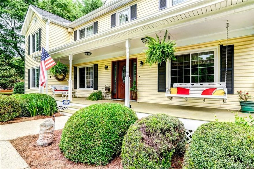 Beautiful home in quite neighborhood w new roof(2013)! Outdoor sitting area on a wooded lot for privacy! Front & back porches remodeled! Fresh paint & carpet throughout home(2012.) High efficiency fireplace insert that conveys w home! Heat pump replaced on both first and second floor within the past few years! Vinyl siding that was replaced(2011), thermal pane windows(2008) & eaves& downspouts (2011) all will come with a year left on the warranty to the buyers! Home has a 16x20 storage building!