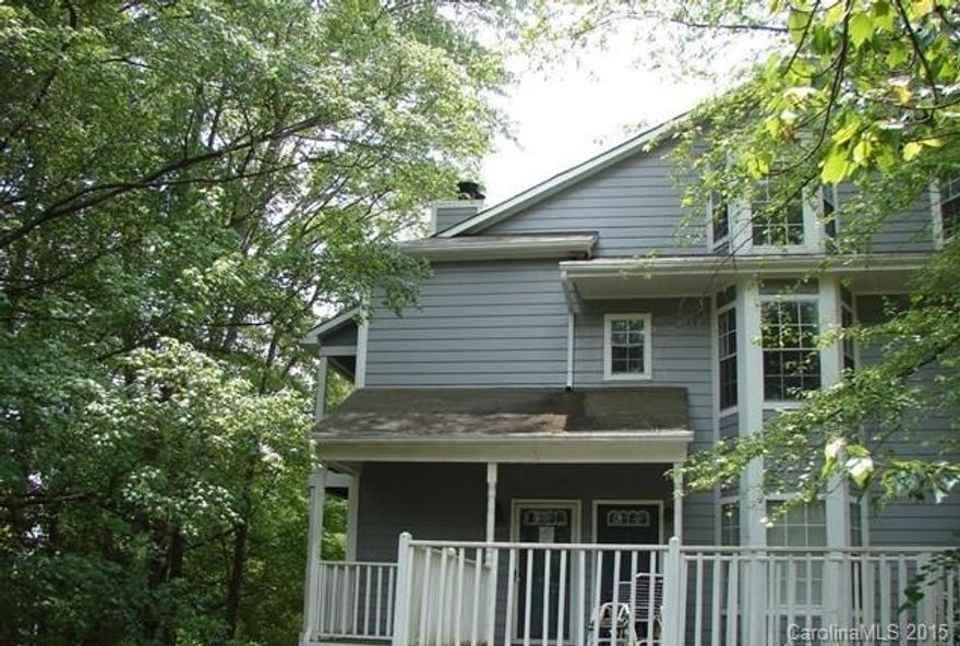Charming Condo in Forest Ridge! Home is located in a mature private neighborhood. Great exterior entertaining space with large porch and private balcony. Soaring 2 story living room with fireplace, kitchen with bay windows, upper level is Master suite and overlooks living room.