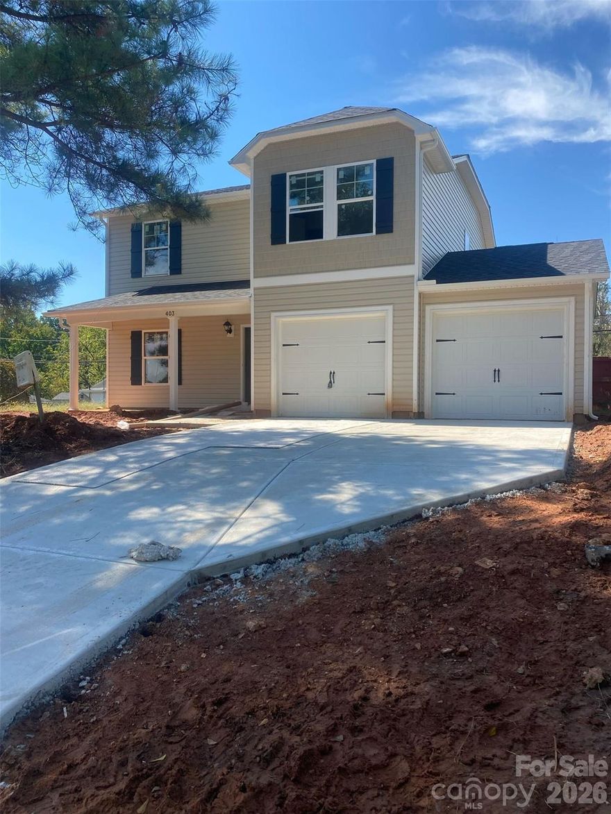 Located in the beautiful City of Kings Mountain, NC, this brand-new 1,710 sq. ft. home offers plenty of space with an open floorplan designed for comfort and convenience. Featuring 4 bedrooms, 2.5 bathrooms, and a 2-car garage, it’s perfect for family living or entertaining guests. Close to all main attractions and with no HOA, this home is truly a must-see!