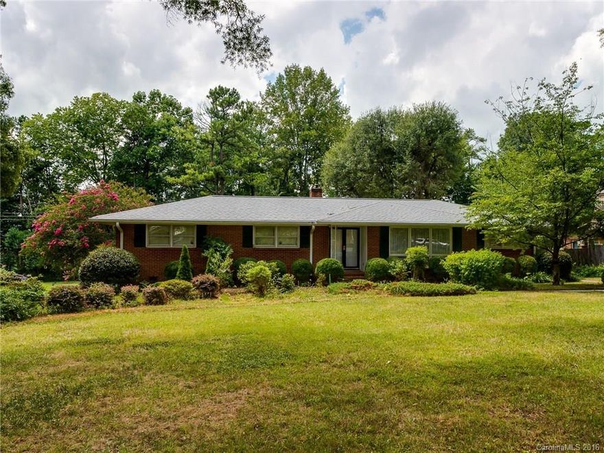 Classic Brick Ranch! Large Bedrooms and a Big Kitchen with Breakfast Room provide great bones for easy living. Lots of opportunities for updates. Big private lot with beautiful hardwood trees and open flat backyard. Super neighborhood located between the Arboretum and Cotswold. Elementary School located in the neighborhood. House being sold "AS IS". Tremendous VALUE for this awesome location!