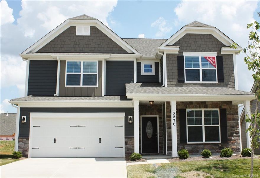 Tons of space in this gorgeous new home!  Upgraded light & plumbing fixtures, carriage style garage door, interior trim, mudroom with drop zone, designer interior paint, iron rail & pickets & upgraded flooring! Designer Kitchen includes upgraded maple cabinets, hardware, granite countertops, tile backsplash, recessed lighting & stainless appliances! Too much more to list - come see this one today!