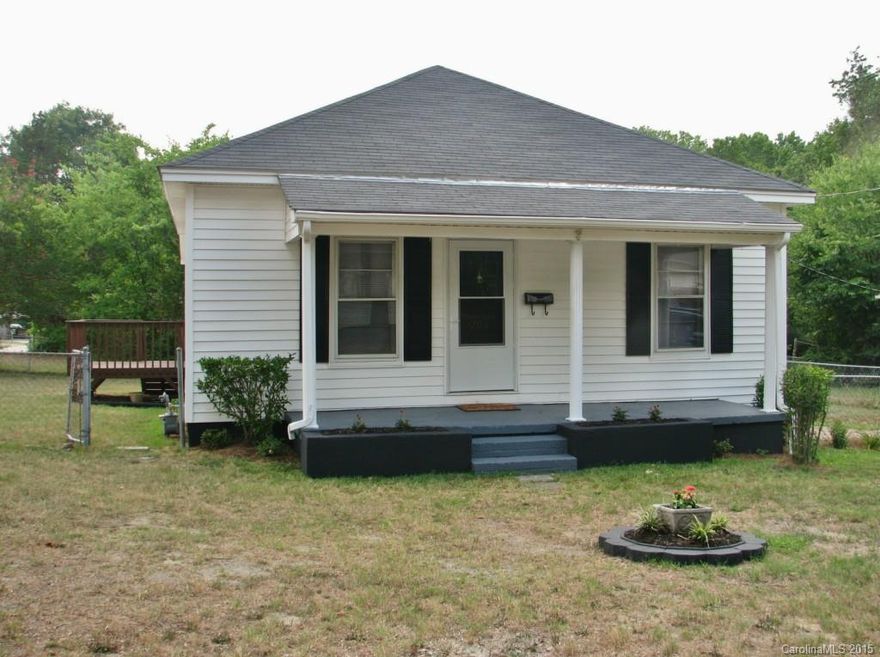 Charming 3 bedroom 1.5 bedroom ranch.  Move in ready, new carpet, paint, HVAC.  New oven/stove,  microwave, countertops, light fixtures.  New screen doors, new door knobs, new blinds. Spacious living/dining room with high ceilings.  new toilets, bathroom flooring. Fenced yard w/storage building.  Almost new Refrigerator, Washer and Dryer.  Desired Clover Schools, low SC taxes.
