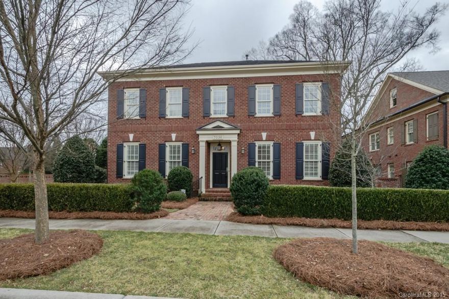 Diamond certified, pre-inspected full brk home w/ gated driveway & detached 2-car garage, fenced yard.  Hardwood floors t/o main! 10' ceilings, heavy custom moulding, plantation shutters, & oil rubbed bronze finishes! Butler pantry w/ wine fridge, granite, & custom cabinets. Gourmet kitchen inc Wolf 6-burner gas cooktop, wall oven, & microwave, b/i sub-zero fridge, & Bosch dishwasher, subway tile backsplash, & granite! Custom closet organizers. Laundry on main w/ home mgr desk. 2nd laundry up!