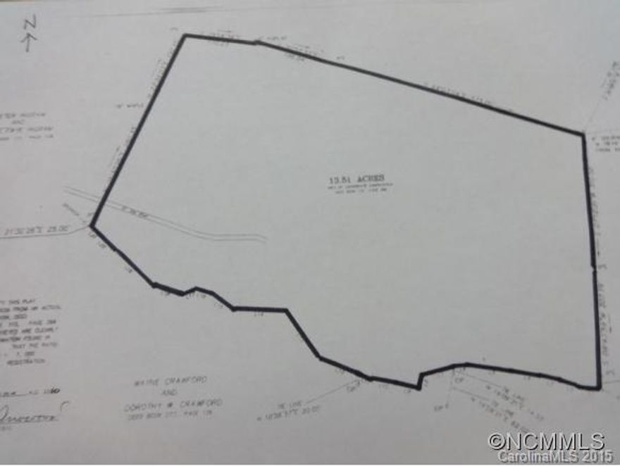 VERY PRIVATE 13.51 ACRES GOOD ELEVATION. Good views from some areas. The right of way has a road in nearly to the property. A road would have to be built the rest of the way.