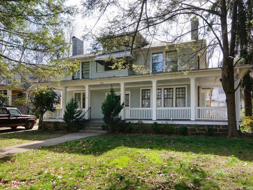 CALLING FOR HIGHEST AND BEST OFFERS BY 5PM TODAY, MARCH 21ST! Charming Montford Arts & Crafts Home On Corner Lot Next to Park. This diamond in the rough needs someone's gentle love & care to bring out it's turn of the century elegance and natural beauty. Huge rooms throughout house w/ high ceilings, built-ins, pine floors, & vintage touches every place you turn. 6 fireplaces in total, 3 upstairs & 3 downstairs. Make this amazing home your own & revive it to it's true glory!