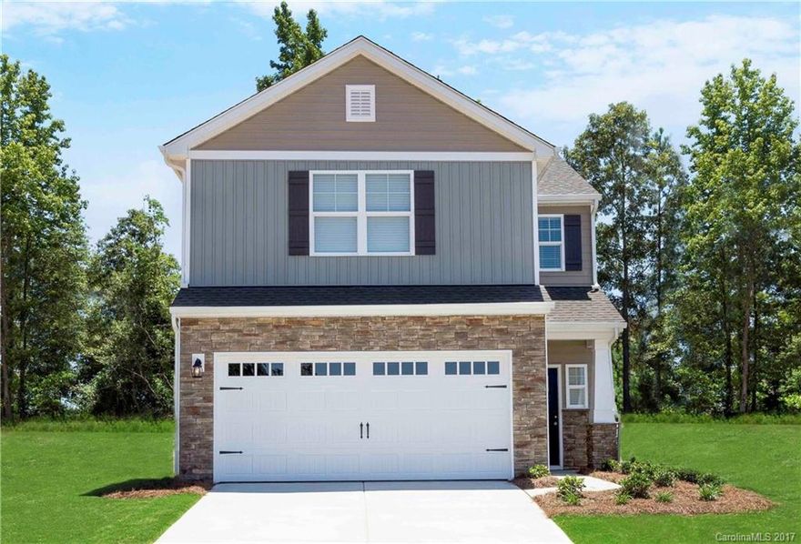 Stunning Craftsman Style home with Crown Molding and Hardwoods on Main Floor, 9 Foot Ceilings. Whirlpool Stainless Kitchen Appliances with Granite Counters and Subway Tile Backsplash. Upgraded Hardware Package, Lighting Package, Tile Package. 42 inch Cabinets, Double Vanities, Tiled Walk-In Shower. Huge Walk-In MB Closet with Window. Secondary Spacious Bedrooms and Large Closets. Landscaped Yard with Sod both Front and Back Yard.  Photos are for illustration purposes only.