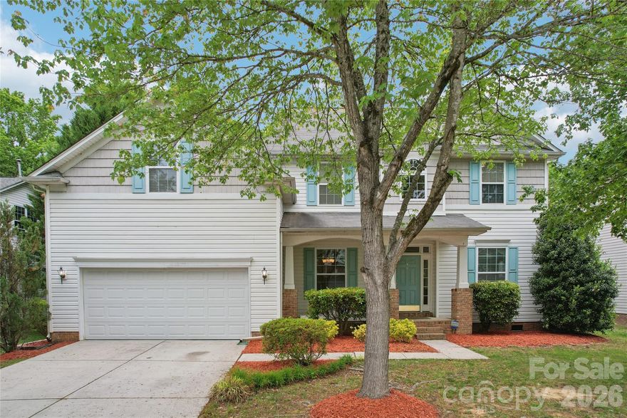 Welcome to the perfect blend of space, comfort, and location—this stunning 5-bedroom, 3 full bathroom home offers nearly 3,100 square feet of thoughtfully designed living in one of Charlotte’s most desirable settings. Tucked away on a quiet cul-de-sac, this beautiful two-story home delivers the privacy you’ve been searching for, with a tree-lined backyard and spacious deck—ideal for relaxing evenings, entertaining guests, or enjoying your own peaceful retreat. Inside, you’ll love the open-concept layout that seamlessly connects the great room, kitchen, and breakfast nook, creating a warm and inviting space for everyday living. The gas fireplace adds the perfect cozy touch, making this the true heart of the home. Flexibility is key here—with a main-level bedroom and a versatile flex space that can easily serve as a formal dining room, home office, homeschool setup, or playroom. Upstairs, a generously sized bonus room over the garage provides even more options, whether you need a bedroom, media room, or private guest suite. The spacious kitchen offers ample cabinetry and flow for both casual meals and entertaining, while the overall layout provides room for everyone to spread out comfortably. Located just minutes from shopping, dining, top-rated schools, and major commuter routes, this home offers unbeatable convenience to everything the Charlotte area has to offer—while still giving you that tucked-away neighborhood feel. If you’ve been searching for a move-in ready home with space, flexibility, and privacy in Charlotte, this one checks all the boxes. Schedule your private showing today and discover why this home is the perfect place to put down roots. Additional photos & measurements coming soon.  Make plans to attend the upcoming Open House on Saturday, May 9th from 12p - 2 pm.