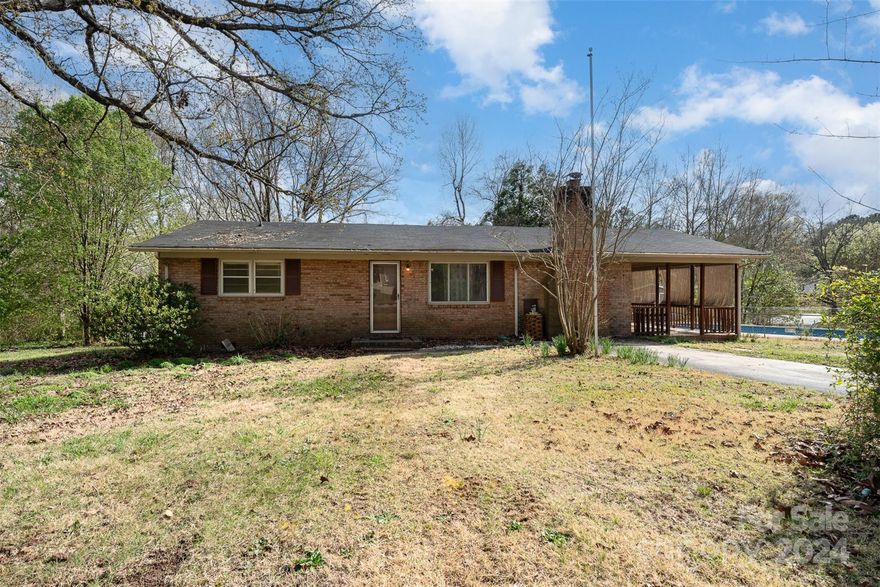 Don't miss out on this diamond in the rough. Needs TLC. Bring your imagination and your contractor to update this home to make it your dream. 3 bedroom 1 bath full brick home with a side porch and an in-ground pool. The property is being sold as is where is. The seller will not make any repairs or give a credit for any repairs. Cash only.