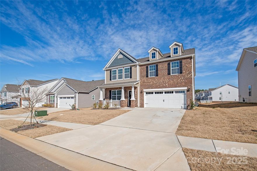 This modern two-story home is perfect for families who love open-concept living. With pace for everyone, it offers four bedrooms, 2.5 bathrooms, and a 2-car garage. The welcoming foyer opens to a formal dining room and a home office. The great room is the heart of the home, combining the living room and a fantastic kitchen with a pantry, stainless steel appliances, and an island. A convenient laundry room is located right across from the kitchen pantry. You will love the luxurious primary suite with a large walk-in closet, bathroom with dual sinks, and a spacious shower. There is room for the family! The three more bedrooms share a full bathroom with dual sinks. The bonus is the outdoor living space, where you can relax or entertain on the back patio. Nolen Farm features a Jr. Olympic pool, playgrounds, athletic courts, trails, sand volleyball, and plans for a future dog park. *MOTIVATED SELLER with willingness to provide a $5000 credit that can be used to buy down the interest rate!*