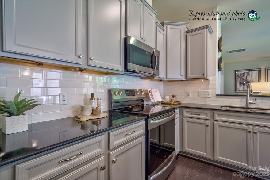 Easy commute to Charlotte, Charlotte Douglass, Lake Norman and Parks!  YOUR new home will include a gas range, convection oven, a amazing walk in pantry that goes on for days!! Luxury wood grain vinyl flooring on the main including the stairs, Quartz counter tops, tile backsplash and stainless included appliances and so much more!!!