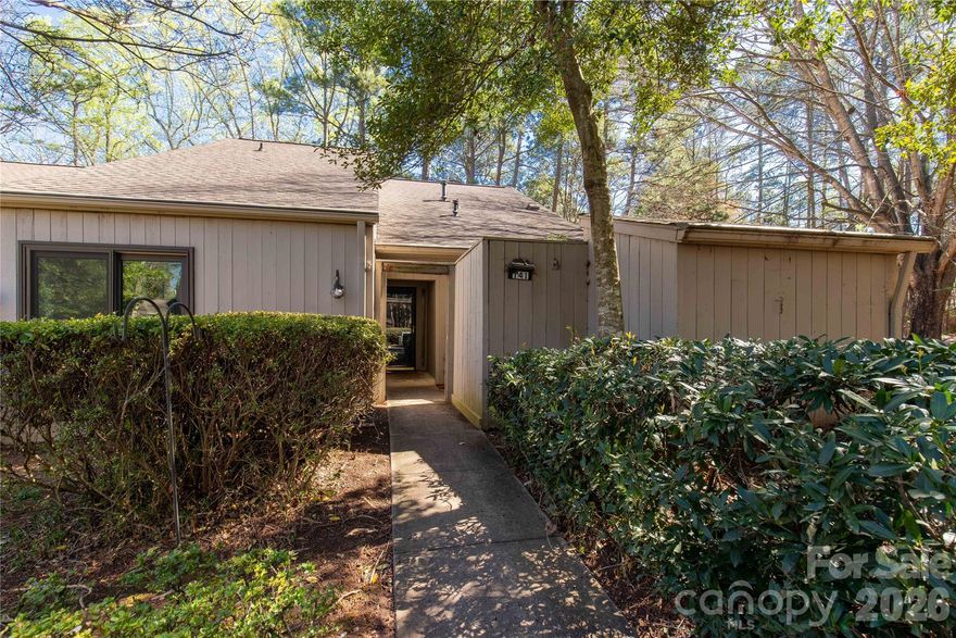 2 Bedroom/2 Bath END unit with Zero stairs to enter from street or to the unit! This is the GEM of a condo very hard to find. All new Windows and Doors. Updated HVAC units, tank-less hot water heater, screened in porch. SO much potential. This Bright open unit has an updated Kitchen full of appliances, refrigerator, washer and dryer all convey! This unit is also just across the street from the community pool. The perfect buyer is looking to move right in OR is ready to make some upgrades and design it to suit! Unit has 2 front door assigned parking spots, a private front courtyard and lovely back porch. Low Homeowners insurance cost and low property taxes off set the HOA. Yard is included in the dues.Condos offer own private pool for the owners separate from the country club. Its a short distance to the gorgeous community Beach park on Lake Wylie. Do not miss this opportunity to snag a two bedroom, ground level end unit! Gas Grill, Generator (portable) Convey