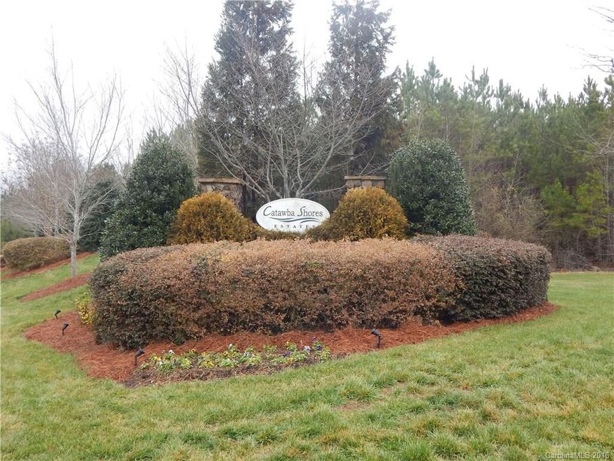 Come home to this exclusive community with large lots, mature trees, beautiful homes, and privacy nestled along the Catawba River. Community has walking trails, private access to the river, kayak/ canoe launch, and a pool.