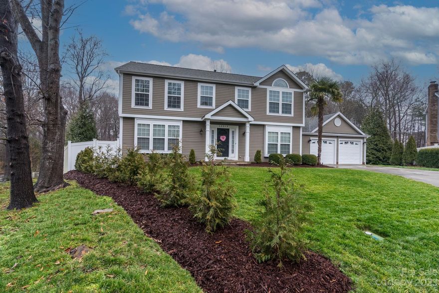 Perfect, Move In Ready Home in Highly desired Woodside Falls. 5 bed 3.5 bath home with fully finished walkout basement. Home has been meticulously maintained and updated by the Contractor/Owner of the home.  Kitchen has warm maple cabinets with granite and stainless appliances. Great Kitchen Island with an open floor plan that flows to the family room.  You also have a formal dining and living room. No carpets on the main floor or the basement. All hardwoods and Tile.  All baths updated.  Primary bedroom is very large with a sitting area/office attached. Ensuite bath with garden tub and tiled shower, walk in closet.  3 other bedrooms upstairs with ample size.  All brand new carpets upstairs.  Basement is amazing. Fully finished with a pool table, air hockey, Mounted TV over the gas fireplace that conveys. 5th bedroom with full bath for the kids, guest or the bounce back child that has failed to launch.  Exit the basement to a covered patio and out to the pool. Don't miss this home