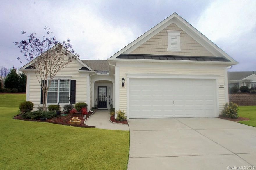 Copper Ridge with Office, Sunroom, Pergola, & Water Feature on Large Cul-De-Sac Lot. Kitchen with Granite Countertops, Stainless Steel Appliances, Tile Backsplash, & Solar Tube Lighting. Dining Area leads to Bright & Airy Sunroom. Great For Outdoor Entertaining—Patio with Pergola & Water Feature. Owner’s Suite Leads to Private Bath with Dual Sinks, Shower, & Walk-In Closet. Finished Garage with Floored Attic. Hardwoods Throughout Living Areas! Amenities Galore in this 55+ Active Adult Community!