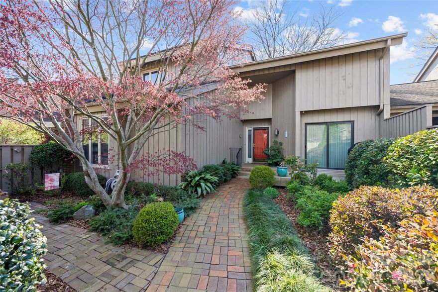 Don’t miss this opportunity to own in the highly sought-after Carmel South community. This charming two-story villa offers 3 bedrooms and 2.5 baths, featuring a vaulted ceiling in the great room and a screened porch with serene views of “The Meadow” green space. Outdoor living is abundant with both a rear deck adjoining the porch and an additional front deck.

The spacious primary suite is conveniently located on the main level and includes a walk-in closet and an updated en-suite bath. Upstairs, you’ll find two additional bedrooms, a full bath, and a versatile flex space ideal for a home office, art studio, craft room, or fitness area. Two oversized walk-in closets provide excellent storage.

Set on over 40 acres of beautifully landscaped grounds, Carmel South offers lush green spaces and a peaceful setting. Ideally located across from Carmel Country Club and just around the corner from Quail Hollow Country Club, with easy access to shopping, dining, and everyday conveniences.