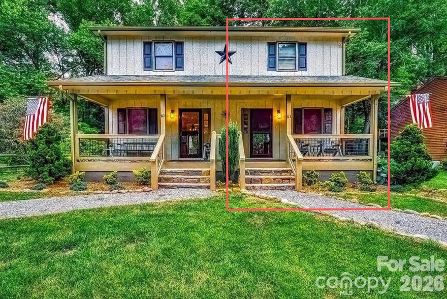 NO HOA!!! Short Term Rental Investors Dream!

Tucked into the heart of Maggie Valley, this inviting 2-bedroom, 1.5-bath townhome offers a quiet escape with everyday convenience close by. Built in 1984 and set on an easy-care 0.09-acre lot, the property backs up to a gentle creek that brings a calming, natural setting right to your doorstep.

Inside, the home feels comfortable and welcoming, ideal for full-time living or a simple mountain getaway. Whether you’re unwinding to the sound of the water or heading out to enjoy nearby shops, dining, and outdoor activities, this location makes it easy to do both.

A low-maintenance property with a peaceful backdrop, ready for you to settle in and enjoy.