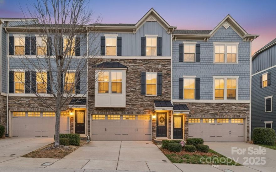 The home features a full stone front, plank flooring on all staircases, brand-new plank flooring in the basement, fresh paint throughout, and a designer master closet. In total, the sellers have invested approximately $27,000 in upgrades.

The kitchen offers ample space for cooking and entertaining, featuring granite countertops, generous cabinetry, and a bright, open floor plan filled with natural light, highlighted by a charming bay window. The kitchen flows seamlessly into the spacious living area, making it ideal for everyday living and hosting guests.

Upstairs, you’ll find three bedrooms, a well-appointed hall bath, and the convenience of second-floor laundry. The owner’s suite is a true retreat with a walk-in shower, dual vanity, and a custom designer closet.

The lower level provides a versatile recreation room—perfect for a home office, gym, or media space—along with direct access to the 2-car garage.

This home blends thoughtful upgrades, modern finishes, and an unbeatable location—just unpack and enjoy.
Oakhurst is known for its tree-lined streets, well-maintained homes, and unbeatable location — just five miles southeast of Uptown Charlotte and minutes from everything along Monroe Road between Wendover and Sharon Amity. You can walk to Common Market and enjoy a growing mix of local shops, eateries, and entertainment.

Recognized as one of Charlotte’s Top 12 Hottest Neighborhoods (Charlotte Agenda), Oakhurst continues to shine as a vibrant, convenient community with quick access to Uptown and all the amenities Charlotte has to offer.
Washer, Dryer & Refrigerator Conveys to the buyer.