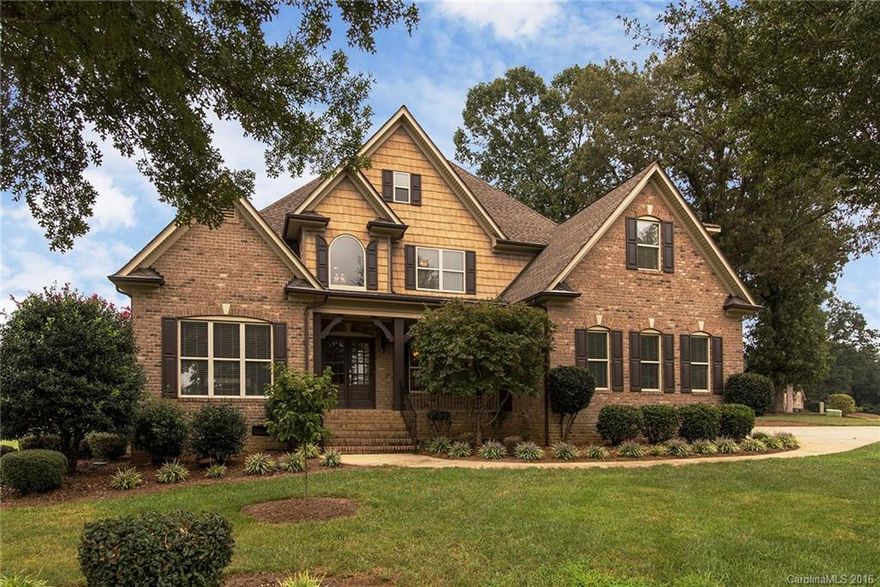 Builders Model Home - Wonderful open floor plan. Master Br on Main. 9' ceilings, Master on main, office on main, hardwoods thru entry, dining rm, kitchen. Granite counter tops, island. vaulted ceiling in great room, 2 bedrooms & bonus up. extensive molding. inground pool could be put in on this lot. almost 1 acre with mature trees and shrubs. Side load garage. Seller has priced this home to Sell and a quick close will work. tax records show this as 4708 Campobello Dr.