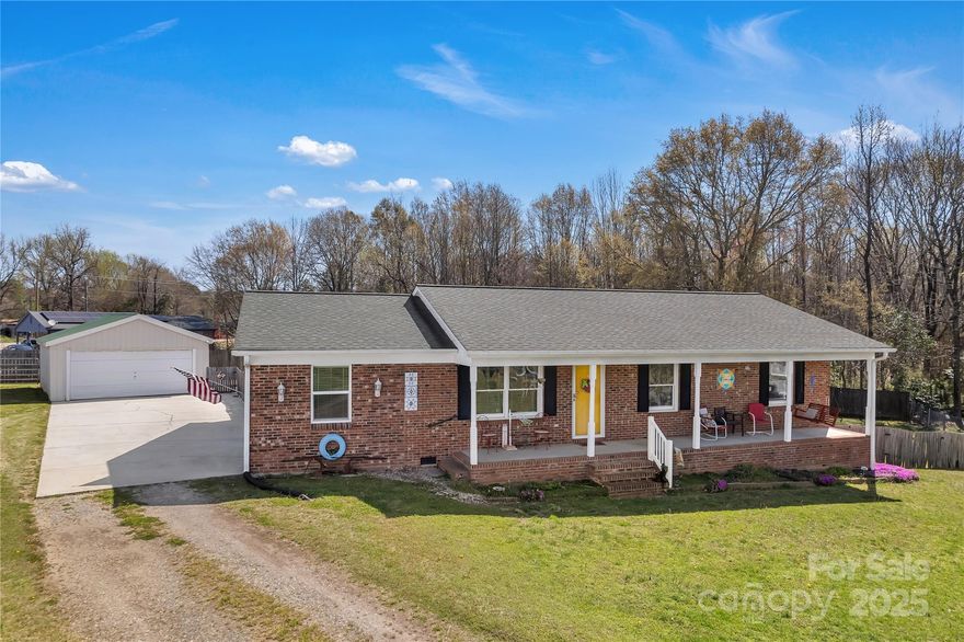 This beautifully updated brick ranch home offers the perfect blend of comfort and style. Featuring 3 spacious bedrooms and 2 full bathrooms, the home has been thoughtfully updated throughout, offering modern finishes while retaining its classic charm. Nestled on an oversized, fenced lot in a peaceful cul-de-sac, the property provides ample outdoor space for both relaxation and entertaining. A 2-car detached garage adds convenience and extra storage. This home is a true gem, offering privacy, space, and a fantastic location—ready for you to move right in!