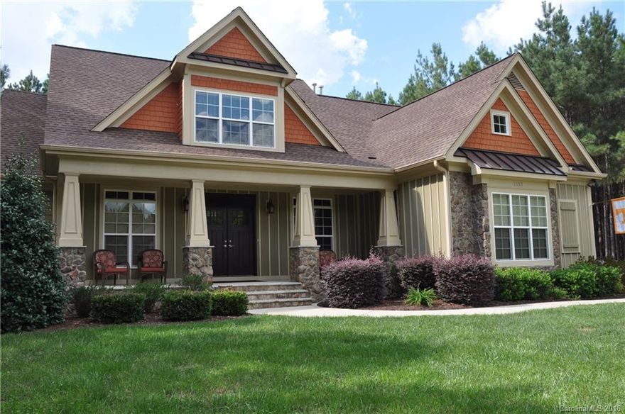 Craftsman Style custom built home offers great curb appeal on one of the most desired lots in Catawba Shore Estates. Relax on your front porch or entertain in the private backyard with patio & fire pit, immaculate landscape with underground low voltage lighting. Master suite downstairs, 2 story great room, gourmet kitchen, double ovens, gas range, open floor plan. Country living with city conveniences.  River access with kayak/canoe launch, picnic area, ball field, pool, & community activities.