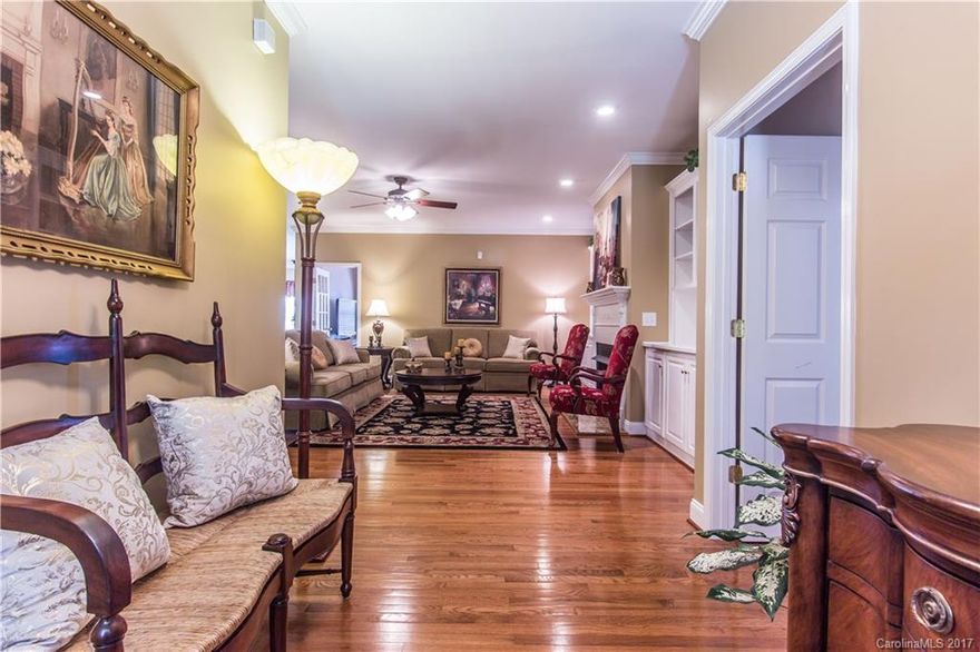 Rare Jewel! Custom Built, Ranch. 3 bedroom, 3 full baths, 2912 sq./ft. 2.41 acres of land. House is immaculate w/ luxury appointments. Hardwoods in majority of the house. 9 foot ceilings w/ 2 Master Suites. Amazing Kitchen w/ Viking cooktop, built-in convection oven, microwave, Granite surfaces. Private lot w/ no HOA's. Fruit trees, grape vines & wonderful garden. Power ready workshop & storage building. Come see this little piece of Heaven just minutes from the Ballantyne Area of Charlotte.