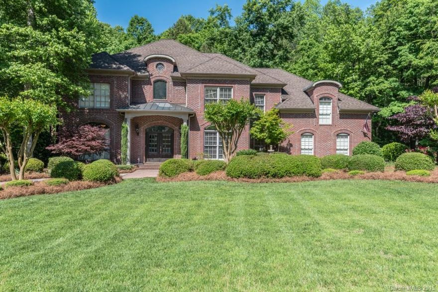 Elegant custom home set on 3 private acres. Flawless design & quality materials throughout. Grand 2-story foyer w/curved staircase. Graceful formals. Gleaming hardwoods. 2-story great room. Chef's kitchen. 1st floor guest suite. Luxurious owner's suite. Media room w/surround sound. Central vac. Irrigation. Freshly painted. Award winning Fort Mill schools.