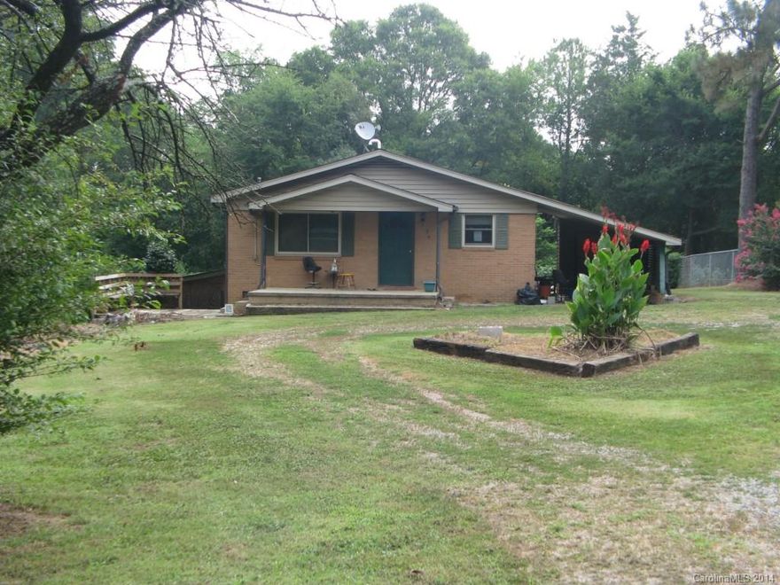 Home needs TLC.  Terrific lot! Full brick exterior.