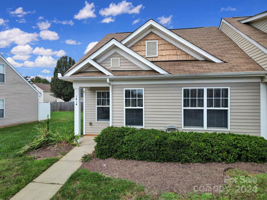 Prepare to fall in love with this completely remodeled end-unit town home in desirable Brookchase.  This modern open floor plan is truly move-in ready. New luxury vinyl plank flooring throughout the main level.  Gorgeous kitchen with new cabinets, quartz countertops and stainless steel appliances. The main level consists of kitchen, dinining area, living room, 2 well appointed bedrooms, an updated full bathroom and laundy room. Upper level features a generous size Master Suite with an updated bathroom.  Private fenced backyard. Low HOA fees include lawn maintenance, trash pickup and community pool.  Conveniently located minutes away from all of the shopping, dining & entertainment options Indian Land & Ballantyne have to offer.