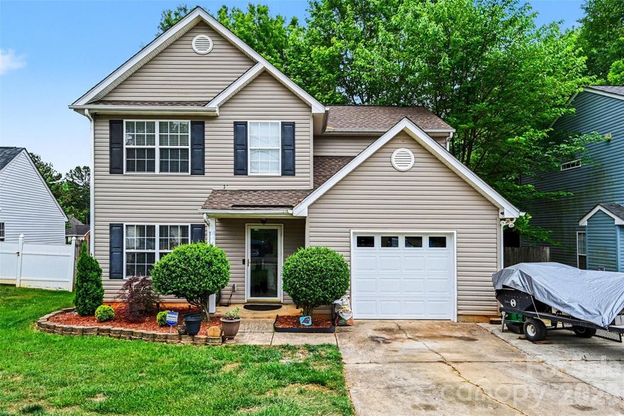 Welcome to this spacious 3-bedroom, 2.5-bath home located in a growing North Charlotte community! This home features a functional layout with generous living spaces designed for everyday comfort and entertaining. Step outside and enjoy a rear porch overlooking a fenced-in backyard, perfect for relaxing, entertaining guests, or creating your own private outdoor retreat. Inside, the home provides great potential for buyers looking to personalize and add value with a little TLC.