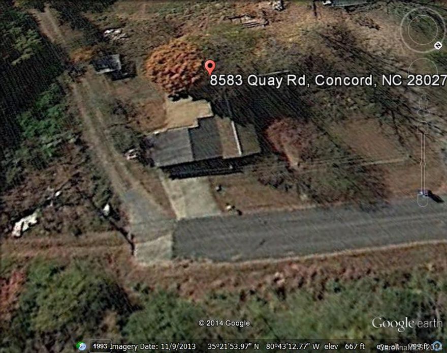 Great Price for this lot!  There is a mobile home on a permanent foundation on the property.  Lot is being sold for land value only!  As is, Where is.  Seller will make no repairs or upfits.