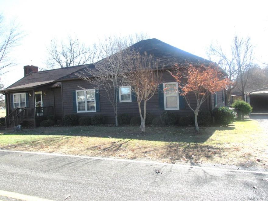 2.34 acres and a nice home with three bedrooms and two baths. Living room and dining combo. Office.