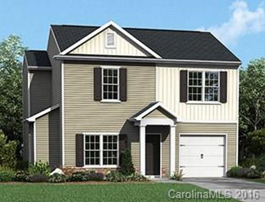 Amazing 3 bedroom home with a spacious garage. Floor plan is open and spacious at a price you should be excited about! The living room opens to the kitchen - which has modern cabinets, granite counter tops & Whirlpool Appliance. Master bedroom has his & her closets, vaulted ceilings & a garden tub. Nice sized additional bedrooms. Stop looking for that needle in a haystack. This home has it all in a community with multiple parks, a wonderfully landscaped entrance & a community pool.