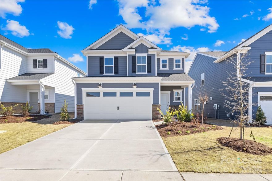 This newly built 4-bedroom, 3-bathroom home (2025) offers 2,350 sqft, a 2-car garage, fenced yard, and a covered rear porch with extended patio in the desirable Parkside Crossing community in Steele Creek. The open floor plan includes a foyer leading to the dining area, family room, kitchen, guest bedroom, and full bathroom on the main floor. Upstairs are the primary suite, two additional bedrooms, two bathrooms, laundry room, and a loft.

The kitchen features grey cabinets, granite countertops, a large island, stainless steel appliances, tile backsplash, undercabinet lighting, and a gas cooktop. Conveniently located near Rivergate Shopping Center, I-485, I-77, Charlotte Premium Outlets, the airport, Uptown, Lake Wylie, and more.

Rent includes fridge, washer, dryer, Internet (Spectrum 200mbps & 50 TV channels), and HOA fees. Tenants are responsible for water, gas, electricity, and lawn care. Up to 2 pets allowed ($25 pet rent per pet). 1-year minimum lease. Available now!