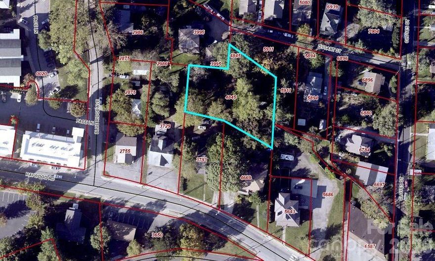 Building lot on Haywood Road in hopping West Asheville! Zoned HR-3, which allows for residential, commercial, or mixed-use. Could make a great residential community with attached row house style homes. High density zoning. Walking distance to Izzy’s, Universal Joint, Westville Pub, West End Bakery, and The Hop West. The adjoining property at 865 Haywood Road is also available for purchase at an asking price of $350,000, and the two properties may be combined to create an exceptional development footprint of approximately 0.78 acres—offering a rare, large-scale opportunity in this high-demand corridor.