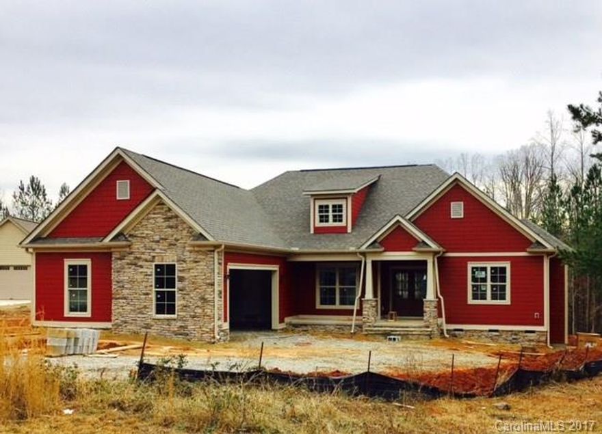 NEW CONSTRUCTION-in beautiful WYNSWEPT SUBDIVISION-Craftsmanstyle RANCH-This Model 'The QUINN" features:3BR,2BA,2-carside-load garage,HW & Tile floors,KIT w/Island & Dining Area,Stone FRPL in vaulted Fam Rm,Granite in Kit & Baths,SS Appliances. This model features: Covered Porch, OPTIONAL: Rear Screened, Deck/Patio.  Sherrills Ford School District. Pictures are from another model home.