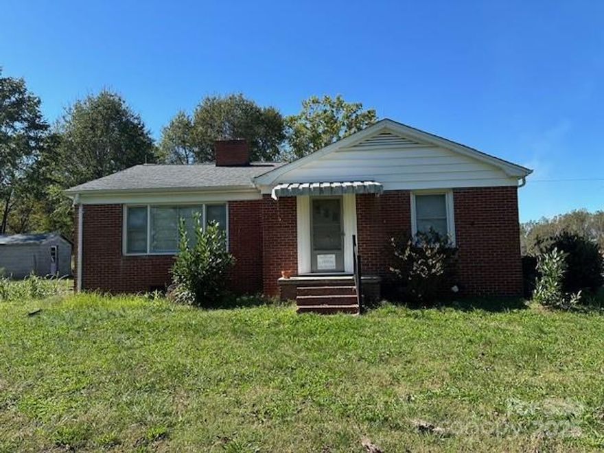 Brick Ranch located near Fallston on 6.5 acres.  A shed and outbuilding are located to the side of the house.  Guardianship - it will be a 10 day upset through the court.