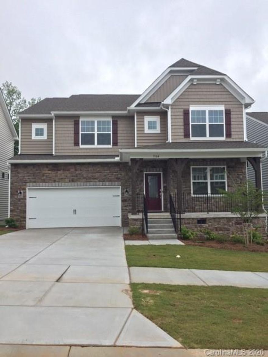 Brand new home in Waterside at the Catawba! Community amenities include club house, fitness center, pool, tennis courts, and playground! Includes ring door bell. Back deck has stairs that lead down to spacious back with a gas grill/built in outdoor kitchen. Main floor includes an office in the front, formal dining room, all white kitchen with stainless steel appliances, breakfast area, great room, powder bath, guest suite. Guest suite has a big en suite bathroom with dual sinks, and stand up shower. Upstairs include a large loft, with master suite on one side and guest rooms on other side of loft. Master has a huge walk in closet, double vanity, separate shower and tub. 2 guest bedrooms have a jack and jill bath they share. The 3rd has its own bathroom. Each room has walk in closets with windows.