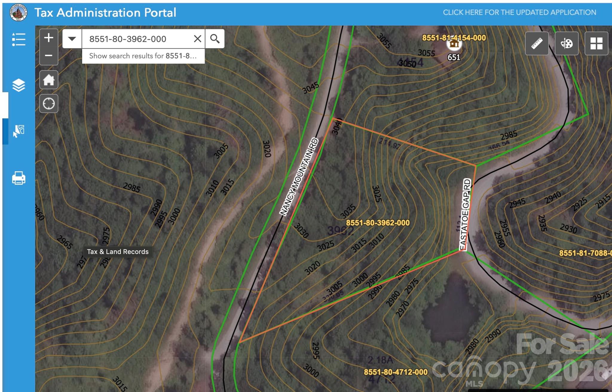 Eastatoe Gap - Land