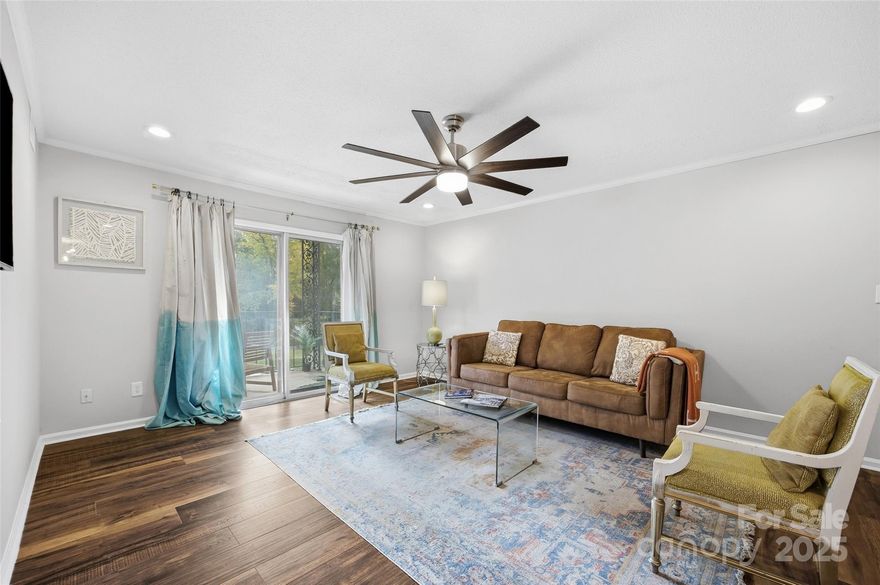 Welcome to Franciscan Terrace, a well-established community tucked into the heart of Montford Park. This spacious 2-bedroom, 2-full-bath condominium offers a compelling combination of location, livability, and long-term value. 

Inside, the home features durable laminate flooring, updated bathrooms, and a bright, functional kitchen. The sliding glass door provides natural light and overlook the Little Sugar Creek Greenway. Enjoy morning coffee or evening downtime on the covered balcony.

Franciscan Terrace stands out for its strong HOA value, with dues that are notably lower on a cost-per-square-foot basis than many nearby condo communities. HOA dues include water, sewer, trash, exterior maintenance, and community pool access—helping keep ownership costs predictable.

Ideally located within walking distance of Montford Drive’s restaurants and entertainment, the greenway system, and just minutes to SouthPark, Park Road Shopping Center, Uptown, and major medical and employment centers. This is an excellent opportunity to own in one of Charlotte’s most desirable and established neighborhoods.