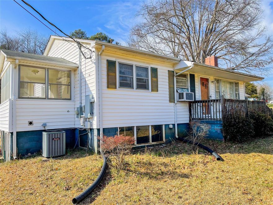 Looking for an Investment, Rental to add to your portfolio, or starter home with instant equity after you make your updates? Check out this 2BR 1BA 952+/- Sq ft home just south of Lincolnton! This home features main living area with beautiful hardwood floors in the bedrooms/Hall area. Large Kitchen space with dining area and living room. Attached enclosed porch/laundry area. Dugout Basement/crawl space area with exterior access. With a few updates inside and out you'll have instant equity! Situated on just shy of an acre lot (.916+/- Acre) you have plenty of room to roam. Located just mins from Hwy 321 and Downtown Lincolnton. House is Sold As-Is