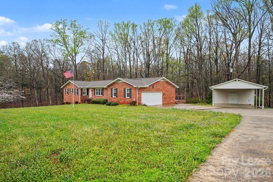 Great location, beautiful brick house on 5 acres with NO HOA and plenty land for RV or extra cars and trailers.