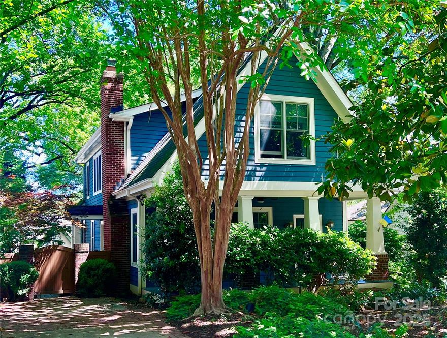 Charming 1.5 story cottage located on one of Midwood's most desirable streets and featured. Boasting a formal dining and living room where the wood burning fireplace takes center stage.  The well appointed kitchen with Sub Zero and 5 burner gas range opens to the large family room and covered screened porch.  The rear yard, featured in Midwood's Home and Garden tour in 2021, is a a serene paradise with a water feature and the most charming cottage boasting reclaimed wood ceilings.  The second floor of the home is where the primary, secondary bedrooms and office are located. This gem boasts a herringbone brick walkway, extensive stone work and contemporary landscape lighting.