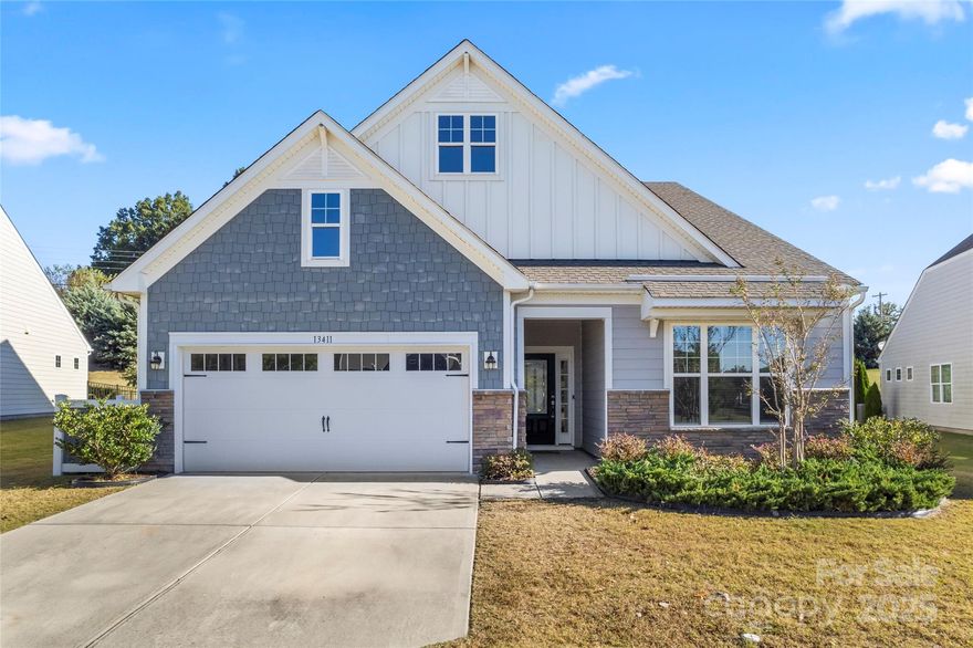 This beautiful ranch home truly has it all, offering single-level living at its finest!
Inside, you'll find 3 bedrooms, 2 full bathrooms, and a half bath, all conveniently located on one floor. The heart of the home is the open-concept great room, perfect for entertaining and daily living. It flows seamlessly into the gourmet kitchen, which boasts a very large, flat island, granite countertops, and a gas range with an electric oven. Enjoy peace of mind and modern convenience with home automation included. The home feels brand new with fresh paint throughout and new carpet in all the bedrooms. Plus, the refrigerator conveys!
Step outside to your private oasis: a paved covered patio featuring a built-in fireplace, the perfect spot to relax or host gatherings year-round. LOCATION, LOCATION, LOCATION! Enjoy the incredible convenience of living in Huntersville's desirable Asbury Park. You'll be less than 10 minutes from I-77 and I-485, making commutes to Charlotte and Lake Norman a breeze. Shopping and dining are minutes away at top destinations like Birkdale Village and Northcross Shopping Center, offering everything from major retail anchors to boutique shops and a wide variety of restaurants. This is ranch living you won't want to miss! This is ranch living you won't want to miss!