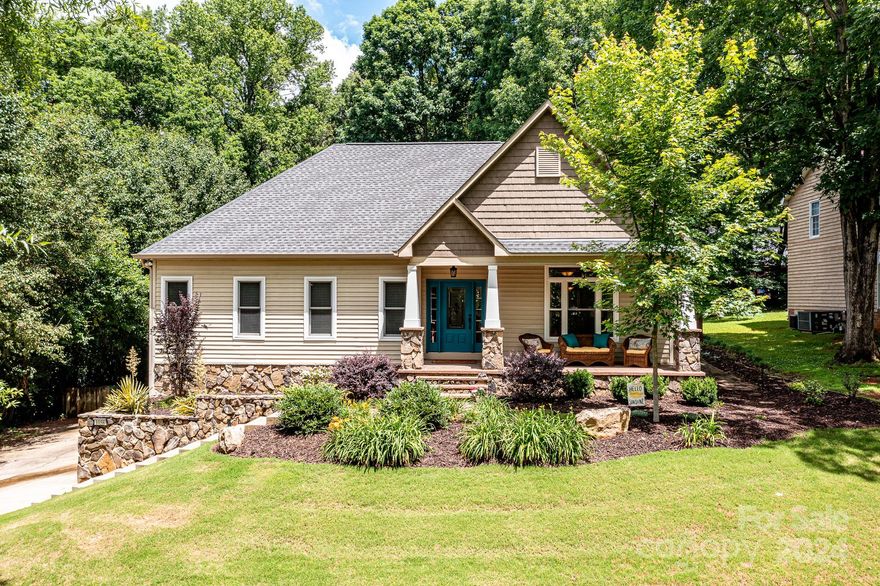 Welcome to one of FM's best kept secrets, Old Orchard Community on large tree lined lots. Your private oasis sits on over 1/2 acre w plenty of outdoor space for entertaining. The gorgeous backyard retreat features an inground pool, fire pit, covered deck and patio. Upon arrival you are greeted with a large rocking chair front porch. The main level features, gleaming hard wood floors, family room w fireplace, dining room, nice sized kitchen w granite counters, SS appliances, and breakfast nook. Rounding out this level are 2 bedrooms/ full bath, a generous size Primary suite, w sitting room/office, bath w double sinks and walk in closet. The basement level is perfect for in-laws, large family or guests. There is a bedroom, full bath, office space and a second family room, w kitchenette and covered patio. Tons of storage in this home. Walking distance to downtown Fort Mill, w lots of restaurants and shops. Don't miss the opportunity to live in FM's award winning school district.