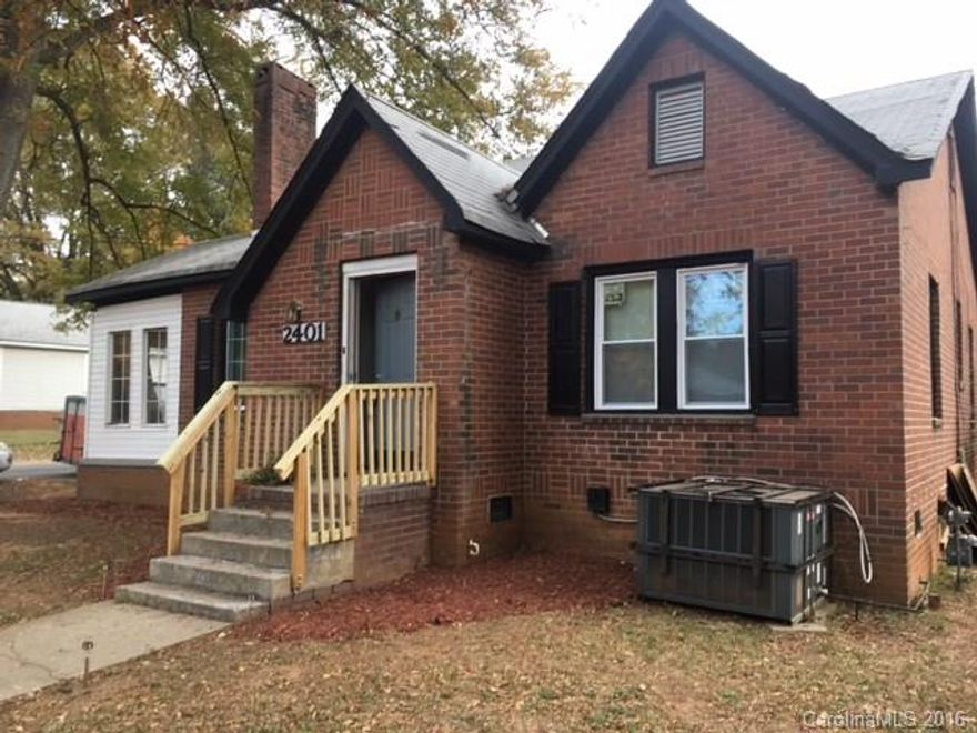 Charming bungalow style home with brick exterior located near Uptown Charlotte.  Beautifully finished hardwood floors, high ceilings, crown molding.  New windows, basement storage.  4 bedrooms and 2 full bathrooms.  Newer kitchen cabinets and countertops.  Nice flat lot with nicely landscaped yard.  Easy commuting distance to uptown.  Landlord does not accept section 8.  Agent owner.