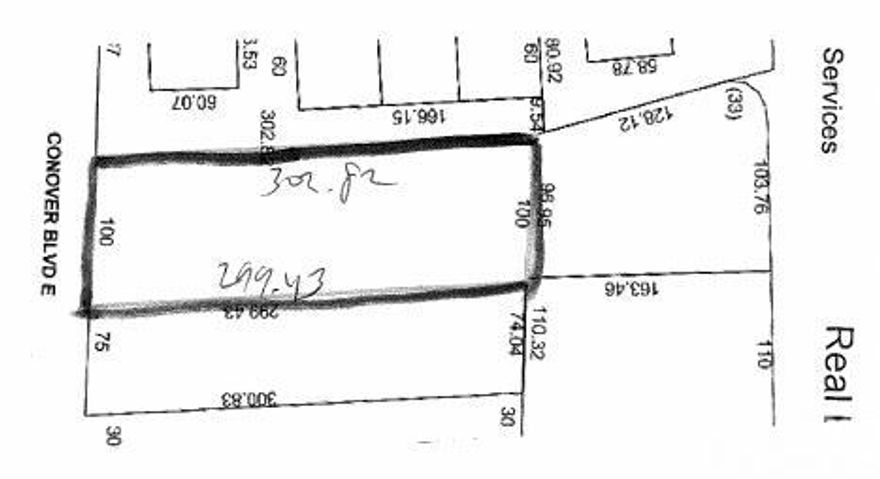 EXCELLENT LOT IN CONOVER..CITY WATER, CITY SEWER AND NATURAL GAS...CAN HAVE MANUFACTURED HOME....GREAT LOCATION..PRICED TO SELL