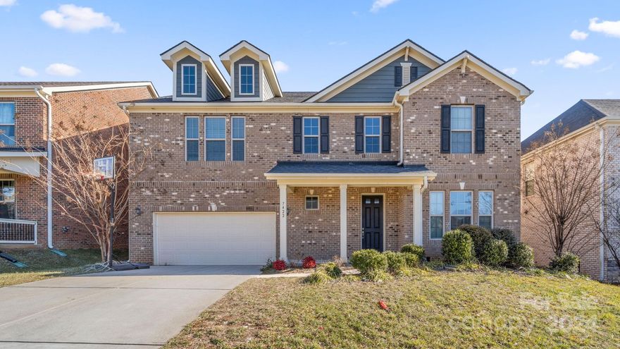 Located in highly desirable Blakeney/Ballantyne area of South Charlotte, just minutes to the Blakeney shopping center. This lovely full brick home has open concept floor plan, with perfect layout. Downstairs features a guest bedroom with full bath, Gourmet kitchen with newly painted white cabinets, vented gas range, SS appliances, granite countertops, custom butler pantry, hardwood floors all through the main level, fireplace in family room, custom built mudroom, custom built closets for extra storage in the Garage. Upstairs has spacious loft, master suite with Sitting room dual vanities, a must-see walk-in closet fresh paint and new carpet all through the house.