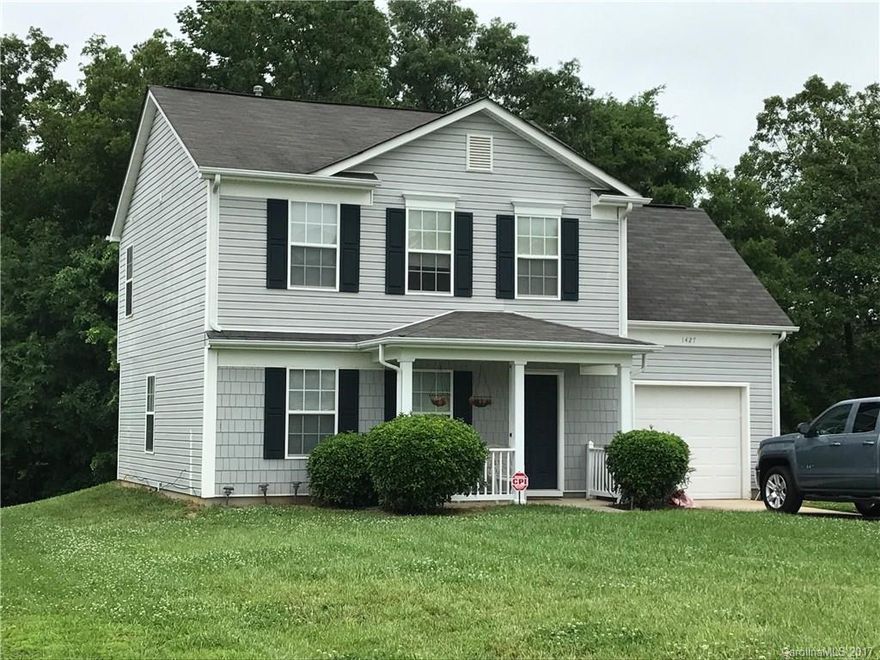 Make this cozy home on a quiet cul-de-sac lot yours. Features 3 bedrooms and 2.5 bathrooms, nicely groomed landscaping and yard that backs to a wooded area. Add an upstairs bonus room and it's all wrapped up in  a delightful package.