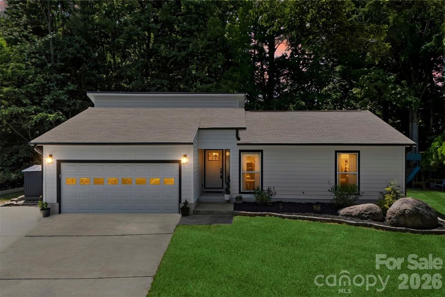 $10,000 in seller paid closing costs to use how you choose!   Tucked beneath the canopy of mature trees in the coveted Rainbow Forest section of Raintree, this beautifully maintained South Charlotte home offers a lifestyle that feels both peaceful and connected. Perched on an elevated lot, the home welcomes you with timeless charm, brand new fiber cement siding, and an undeniable sense of warmth from the moment you arrive. Inside, sunlight pours through brand new windows, illuminating thoughtfully updated spaces designed for both everyday living and effortless entertaining. The renovated kitchen serves as the heart of the home where morning coffee, holiday baking, and late night conversations naturally unfold, complete with all appliances less than two years old for added style and peace of mind. Throughout the home, all new cabinetry has been installed, including the bathrooms, creating a cohesive and elevated feel in every space. The updated bathrooms blend modern finishes with relaxing comfort, while the home’s thoughtful improvements make it truly move in ready. Step outside and discover a backyard designed for possibility. The rear patio already includes footers in place for a future screened porch, offering the perfect opportunity to expand your outdoor living space and enjoy Carolina evenings year round. Whether you dream of a quiet creative retreat, a productive remote work setup, or a private fitness studio, the detached heated and cooled office provides the flexibility today’s lifestyle demands. With major updates already completed, including a 2020 roof and HVAC, 2025 water heater, new windows, new fiber cement siding, updated cabinetry throughout, and newer appliances, this is a home where you can simply move in and begin making memories. Perfectly positioned near top-rated schools, shopping, dining, and quick access to I-485, convenience meets tranquility at every turn. And for those seeking even more lifestyle amenities, optional membership to nearby Raintree Country Club offers access to golf, tennis, dining, fitness, pool amenities, and social events just moments away. Prime location. Thoughtfully updated. Lovingly maintained. Homes in Rainbow Forest rarely come available — and this one is designed to stand out.